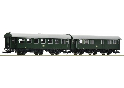 Set de 2 vagoane tren local DB  - H0 Roco 6200039